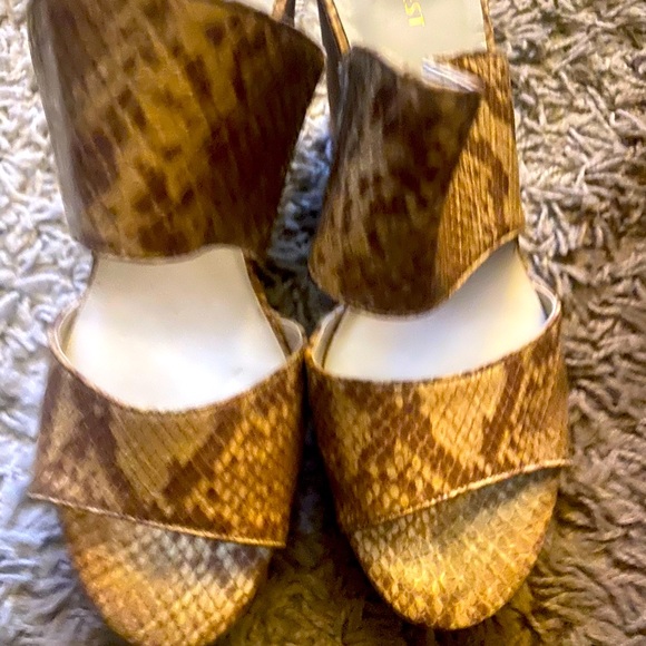 Nine West Shoes - Snake skin wedges